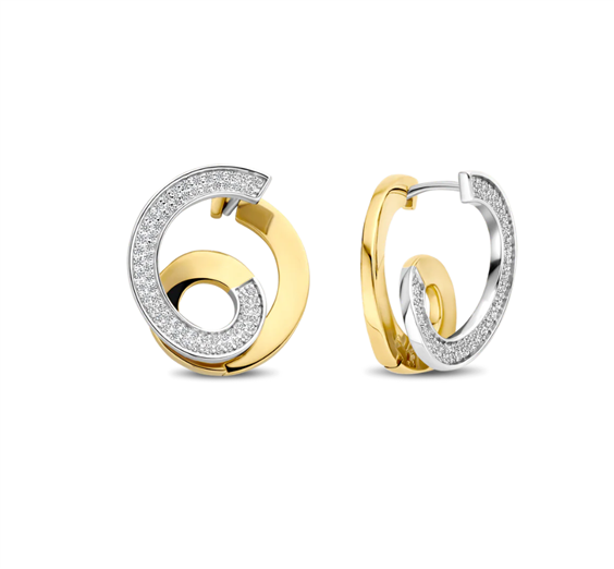 Earrings Ti Sento Milano Woman in Silver Cubic Zirconia 78040ZY - 78040ZY